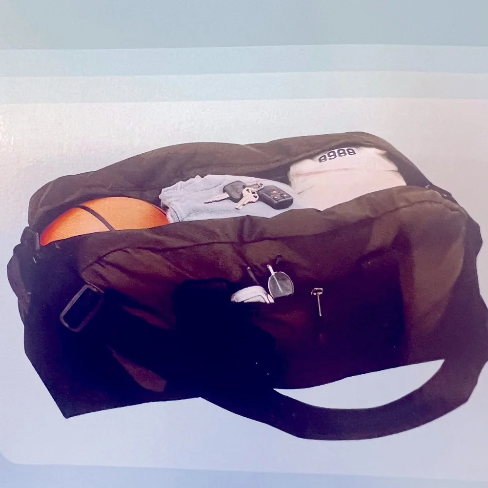 ProSpirit Dark Black Medium Duffel Bag.  New with Tags.